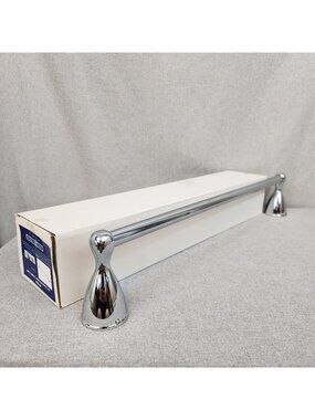 Jones Stephens 18" Transitional Towel Bar NEW Polished Chrome Finish 97960